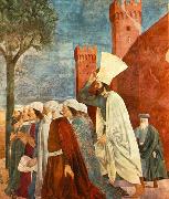 Piero della Francesca Exaltation of the Cross-inhabitants of Jerusalem oil painting reproduction